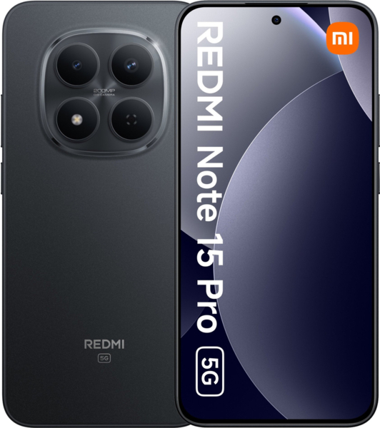 Смартфон Xiaomi Redmi Note 15 Pro 5G Black 8/256GB (1183687