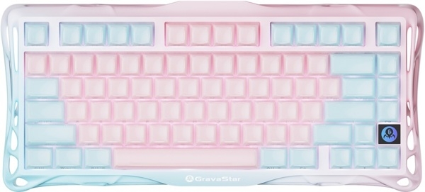Клавіатура GravaStar Mercury K1 Lite 80keys Lumen Rose