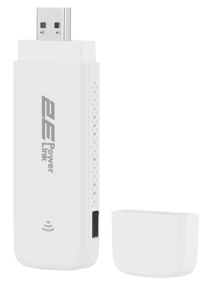 Мобільний 4G Wi-Fi роутер 2E PowerLink (MiFi-1 2024) White
