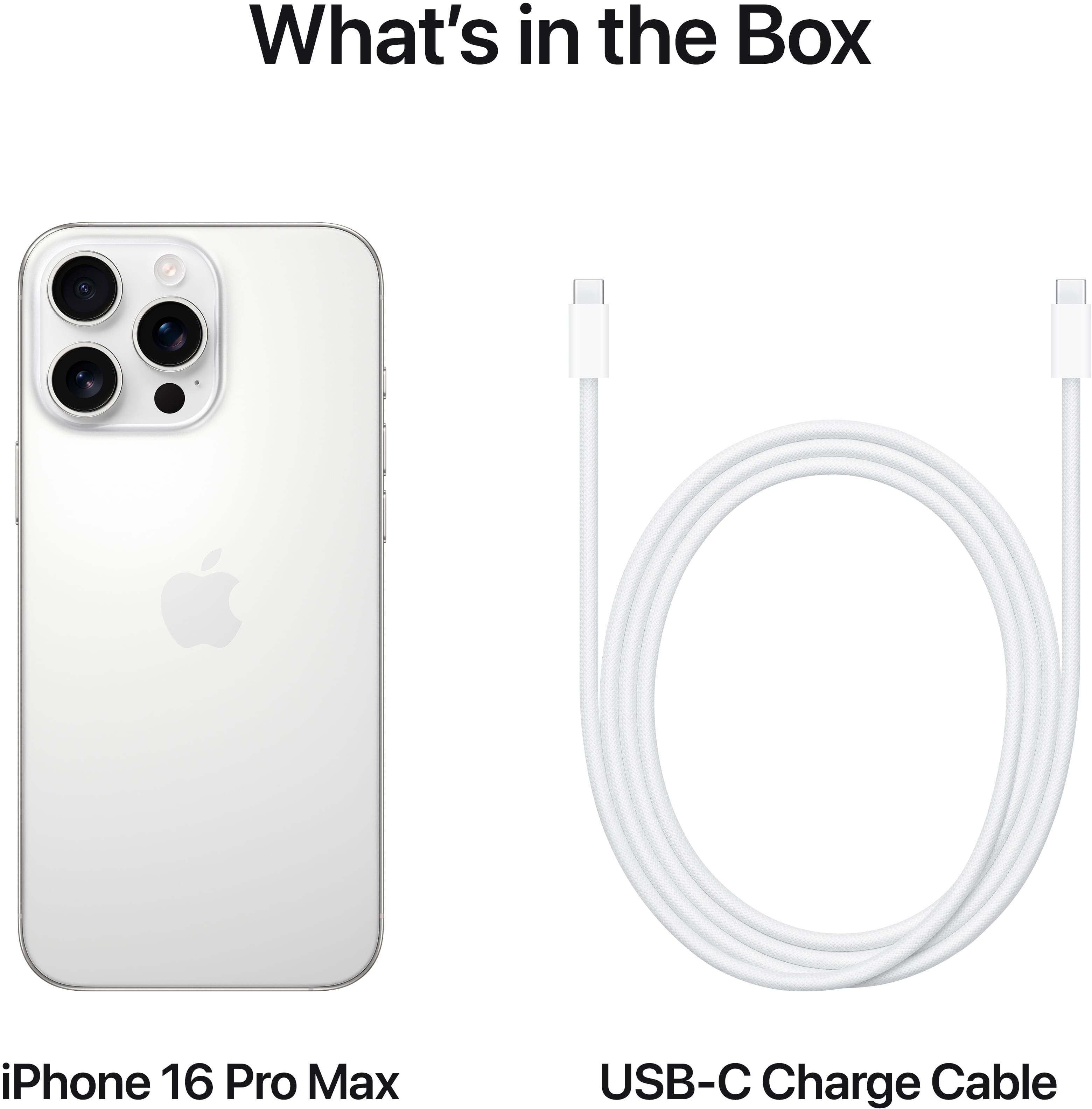 Смартфон Apple iPhone 16 Pro Max 256GB White Titanium — купити в